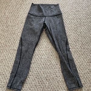 Lululemon Wunder Under High Rise 7/8 T30416